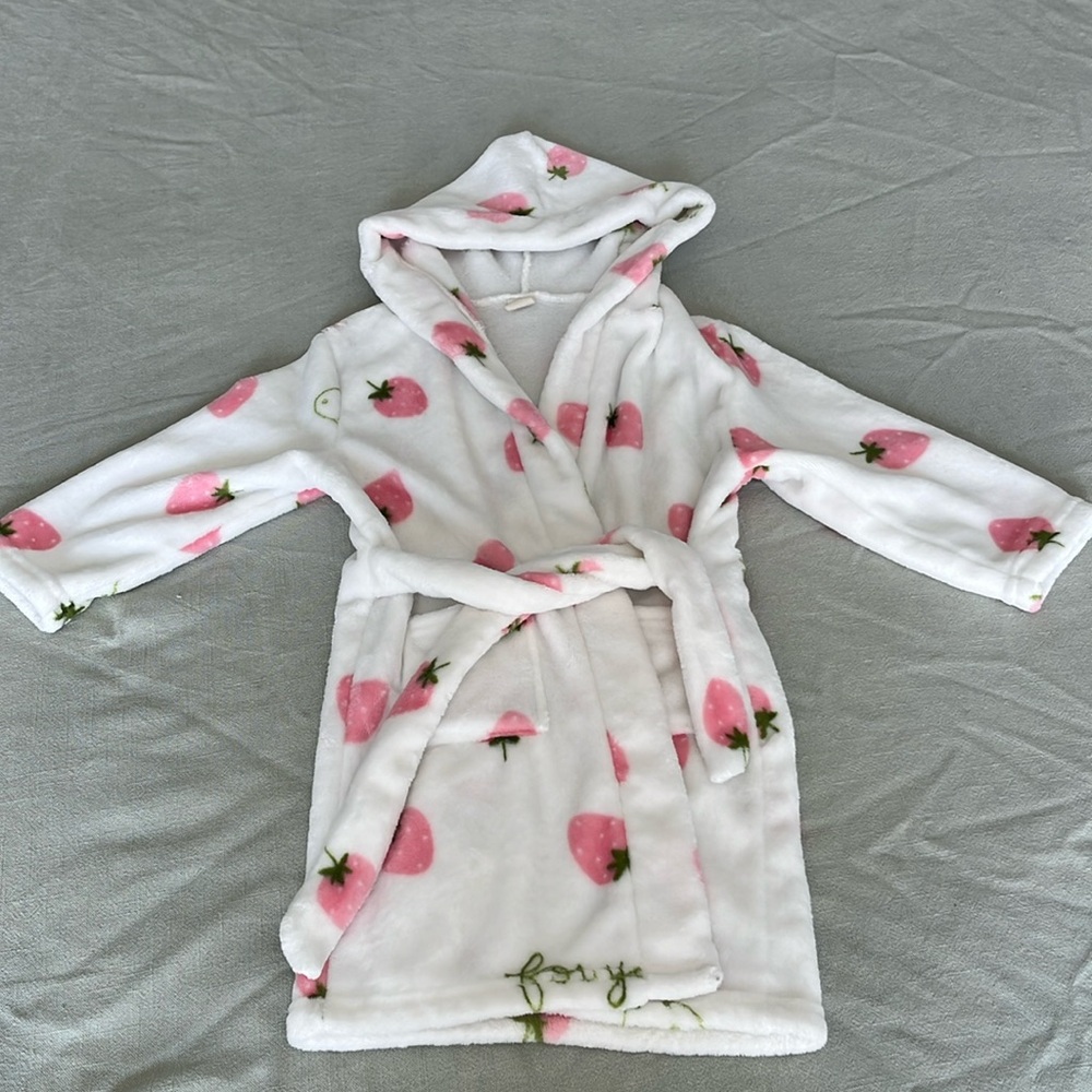 Strawberry Toddler Robe